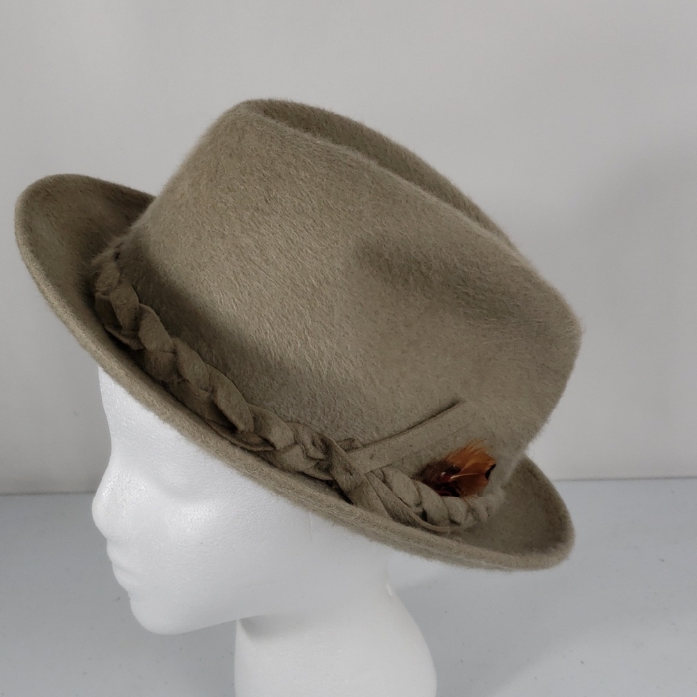 Classic Tan Fedora Hat